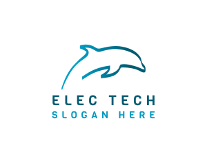 Blue Dolphin logo design