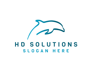 Blue Dolphin logo design