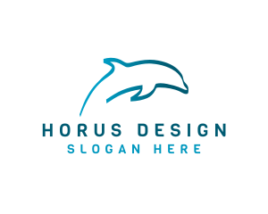 Blue Dolphin logo design