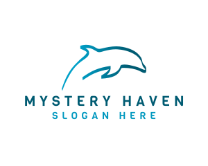 Blue Dolphin logo design