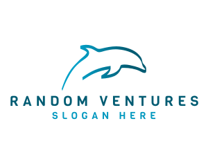 Blue Dolphin logo design