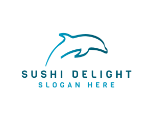 Blue Dolphin logo design