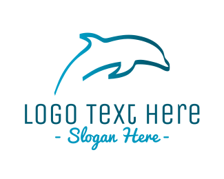 Blue Dolphin logo design