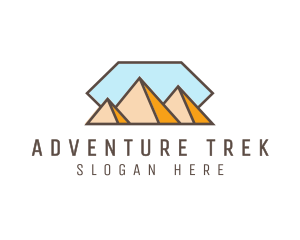 Trek - Peak Mountain Travel logo design