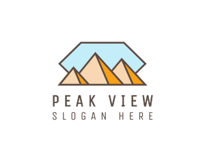 Mountain - Peak Mountain Travel logo design