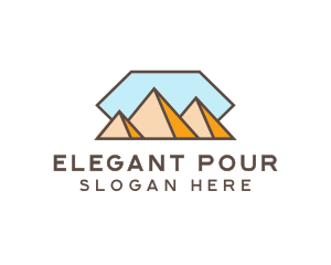 Peak Mountain Travel logo design