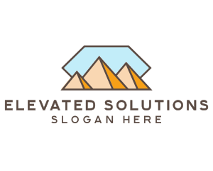 Peak Mountain Travel logo design