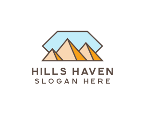 Peak Mountain Travel logo design