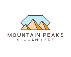 Peak Mountain Travel logo design