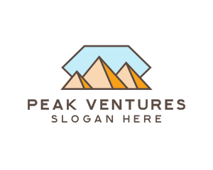 Peak Mountain Travel logo design