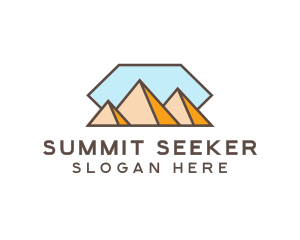 Peak Mountain Travel logo design