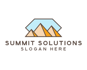 Peak Mountain Travel logo design