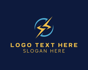 Electricity - Electric Lightning Bolt logo design