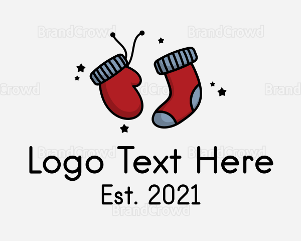 Winter Holiday Socks Logo