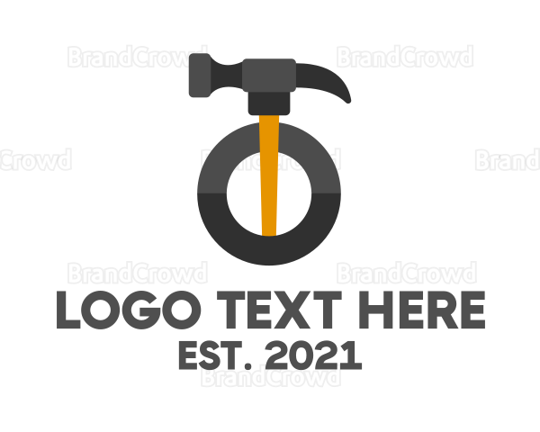 Hammer Handyman Tool Logo