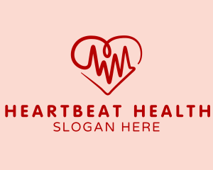 Cardiovascular - Heart Pulse Lifeline logo design