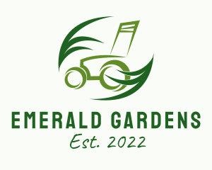 Grass Lawn Maintenance  logo design