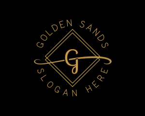 Golden Fashion Tailor logo design