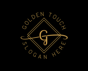 Golden Fashion Tailor logo design