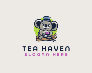 Koala Bush Tea logo design