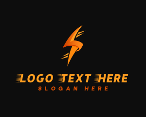 Energy Electricity Thunder logo design