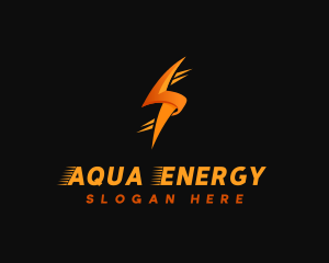 Energy Electricity Thunder logo design