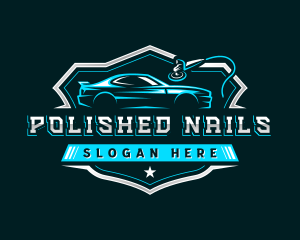 Automobile Sedan Detailing logo design