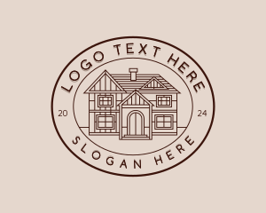 Vintage - Residential Housing Property Villa logo design