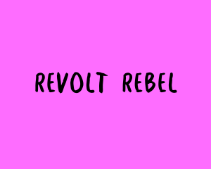 Rebellious - Funky Graffiti Art logo design
