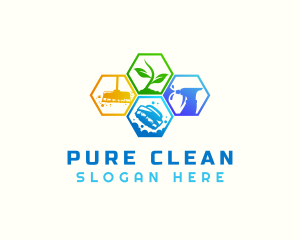 Housekeeping Cleaning Tool logo design