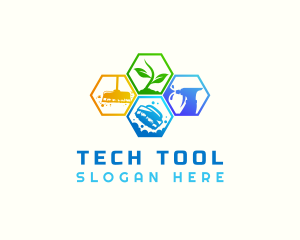 Tool - Housekeeping Cleaning Tool logo design