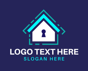 Blueprint - Security Home Lock logo design