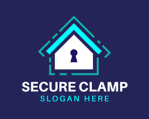 Security Home Lock logo design