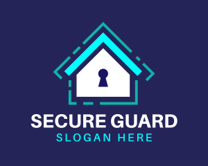 Security Home Lock logo design