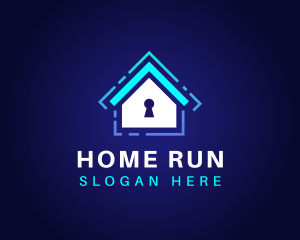 Security Home Lock logo design