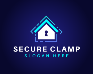 Security Home Lock logo design