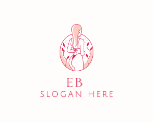 Woman Bikini Lingerie Logo