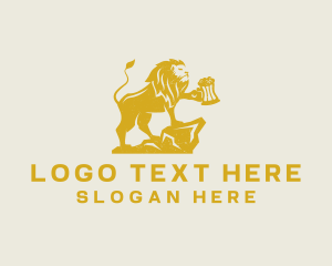 Mug - Lion Beer Pub logo design