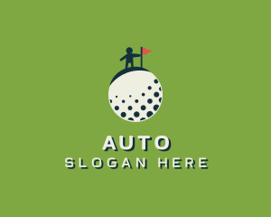 Golf Ball Tournament Logo
