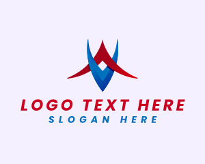 Airline - Abstract Tech Gaming logo design