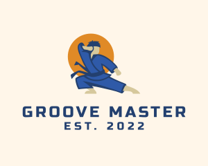 Karate Martial Arts Master logo design