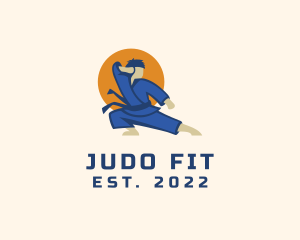 Judo - Karate Martial Arts Master logo design