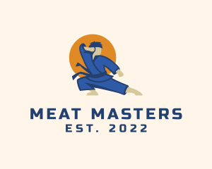 Karate Martial Arts Master logo design