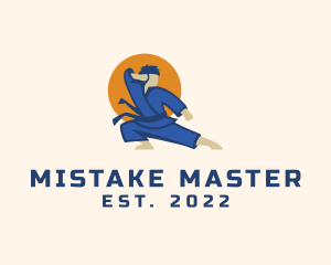 Karate Martial Arts Master logo design