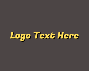 Racing - Retro Racing Wordmark logo design