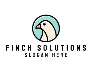 Dove Bird Badge logo design