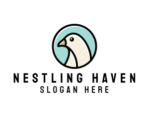 Hatchery - Dove Bird Badge logo design