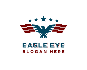 Eagle Star Flag logo design