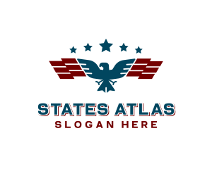 Eagle Star Flag logo design