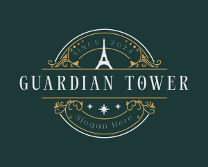 Tower Landmark Ornament logo design